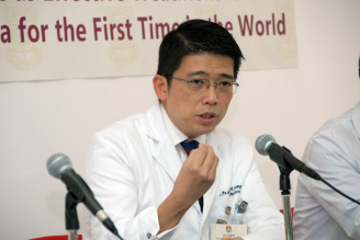 Professor Anskar Leung Yu-hung, Li Shu Fan Medical Foundation Professor in Haematology, Clinical Professor of Department of Medicine, Li Ka Shing Faculty of Medicine, HKU says, “The study has brought breakthrough treatment options for FLT3-ITD acute myeloid leukaemia patients and healthcare professionals in the world.  The study has prolonged patients’ survival.”
